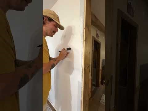 Repair on drywall and an old work gang box.