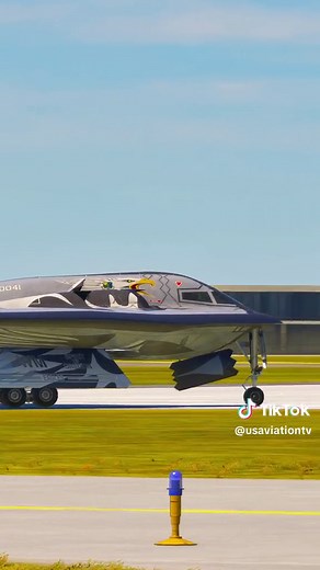 US Air Force stealth Bomber B-2 landing strong wind in Texas #aviation #usaf #b-2 #usa #texas