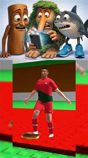 Fruit Bathroom Chaos With Ronaldo #animation #meme #shorts