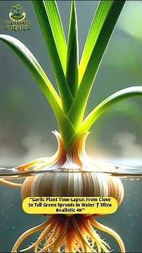 Garlic Growth Cycle: From Clove to Harvest in 8 Months | Home Gardening Timelapse