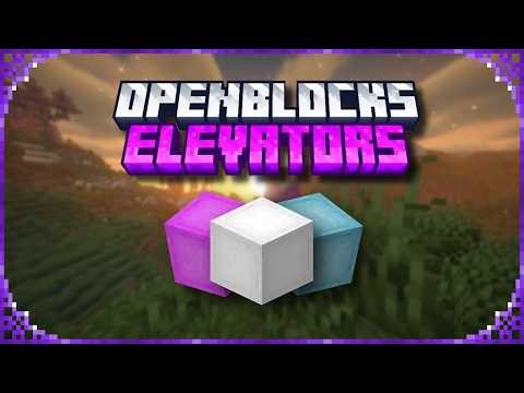 OpenBlocks Elevator Mod (1.21.11 Minecraft Fabric Mod | Full Showcase)