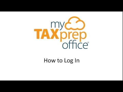 How to log into MyTAXPrepOffice