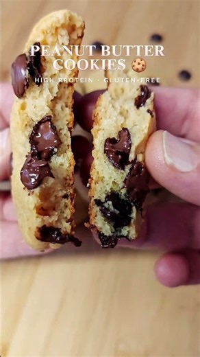 High-Protein Peanut Butter Chocolate Chip Cookies 🍪 | Gluten-Free
