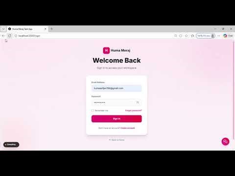 Huma Meraj Task App Personal Microsoft​ Edge 2026 02 06 23 08 27