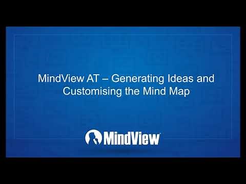 MindView 8 AT - Generating Ideas and Customizing the Mind Map