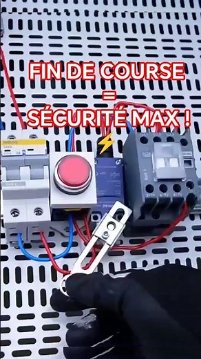 Interrupteur de fin de course : le secret des machines sûres et efficaces !#electrician #electrical
