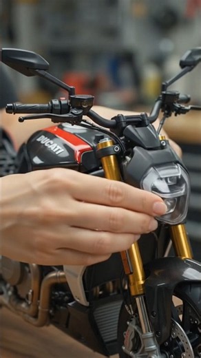 ZERO AI Factory presents a hyper-realistic Mini Ducati Diavel V4 AI Build 🏍️🔥