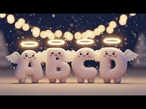 ABCD Alphabet Song | Learn Letters with Cute Angel ABC | Kids Learning