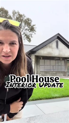 Time for a little pool house interior update. 🏠 Flooring, doors, trim are all going in. How would you feel if your contractor did a ballsy move like this 🤨 🚨Spoiler alert I’m not even mad. #poolhouse #housebuild~ #adu | Melonie