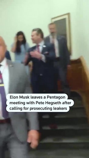 Elon Musk visits the Pentagon | Meghan Maxwell