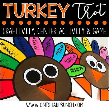Turkey Craft for Number Order | Thanksgiving Craft & Activities