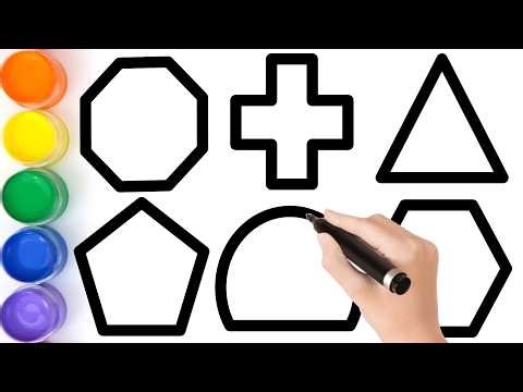 Shapes Galore! Match, Draw & Color Fun Shapes Game for Toddlers | Easy Art Activities! | Cape Shape