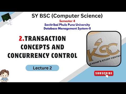 SY BCS || Semester 4 || RDBMS || 2.Transaction Concept and Concurrency Control || Lecture 2 ||
