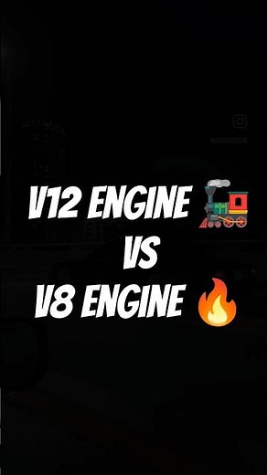 v12 vs v8 engine 🔥 || The reality comparison ||#english#engine#bmw#likeandsubscribe