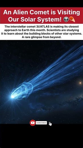 This Blue Comet is an Alien Visitor! ☄️👽