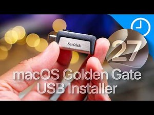 How to create a macOS 27 Golden Gate USB Installer Drive