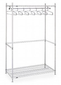 Free Standing Single Rack Garment Racks by InterMetro