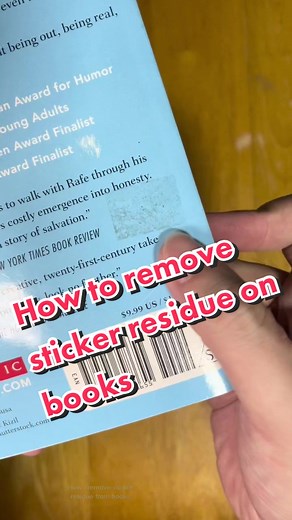 Removing Sticker Residue from Books: A Step-by-Step Guide