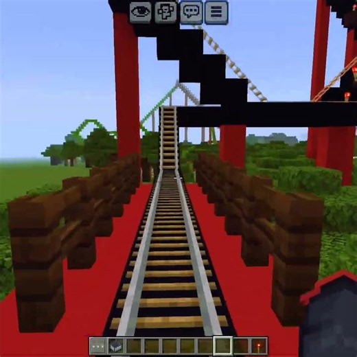 Minecraft Roller Coaster Challenge – Massive Build & Epic Ride!#tranding#viral