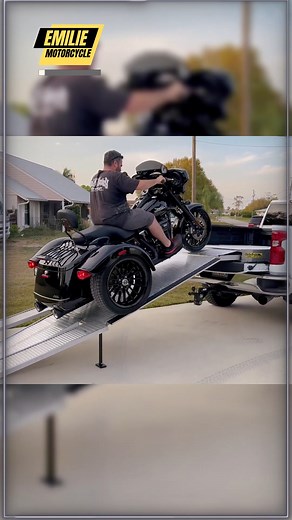 Trike loading like a boss | Emilie Motorcycle