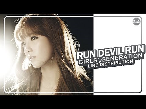 Girls’ Generation (소녀시대) – Run Devil Run | Line Distribution (All Vocals)