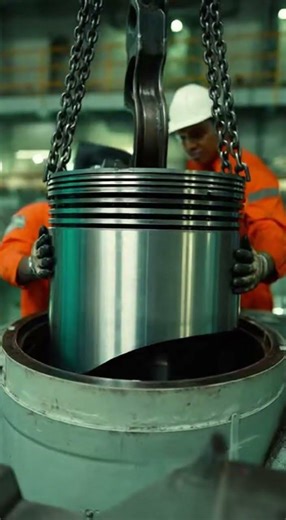 Inside a Massive Container Ship Engine Room: Full Major Overhaul Timelapse – 120,000 Ton Vessel