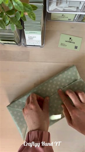 Beautiful Book wrapper 💝🌸 #aesthetic #packingorders #gift #books #craft #diy #asmr