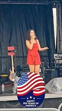 🇺🇸 O'er the land of the free and the home of the brave #singer #usa #starspangledbanner