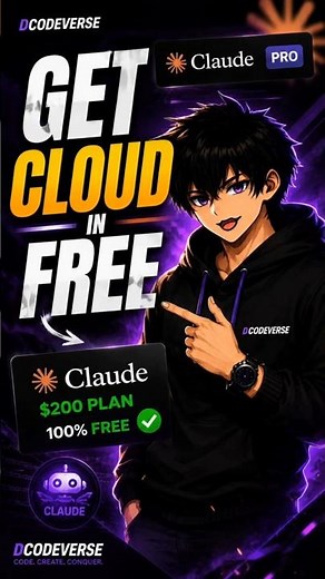 Claude Pro FREE? 😳 Get $200 Claude Subscription Without Paying! 🔥 #claude #coding #freeaitools