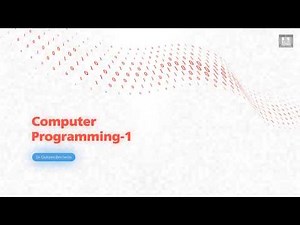 Computer Programming - 1 | U2-L1 | Primitive data types