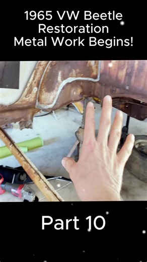 1965 VW Beetle Restoration: Starting Metal Work Process