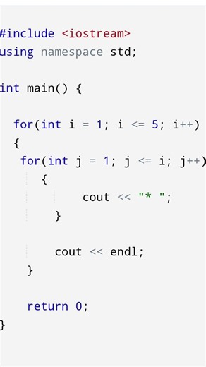 # 🎯 C++ Day 11 | Star Pattern Program 🔥 #