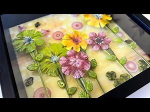Fused Glass Wildflower Dream