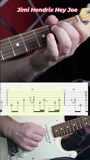 #tutorial Jimi Hendrix - Hey Joe Guitar INTRO #guitar #jimihendrix #guitarcover #guitartutorial
