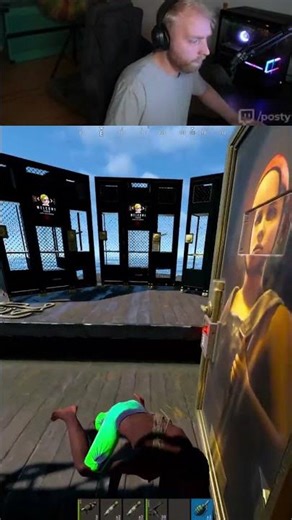 Posty Goes Deep… Then Immediately Nades Himself 😂 | Rust #shorts