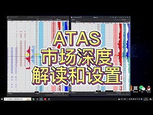 ATAS市场深度的解读和设置