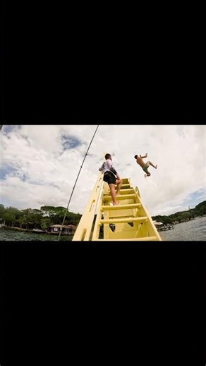 Flipping and flopping #roatan #water #diving #fail #trending