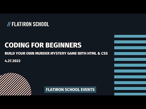 Coding for Beginners: Build a Murder Mystery Game with HTML & CSS