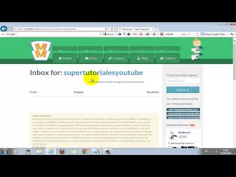 Como Crear Una Cuenta De Correo Temporal | Correo Falso | Mailinator