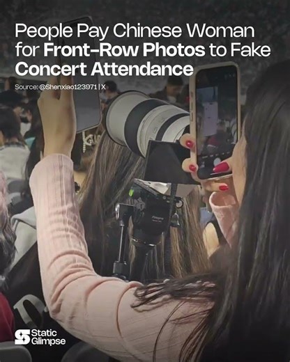 Woman in China Sells Front-Row Concert Photos to Fans Who Stayed Home