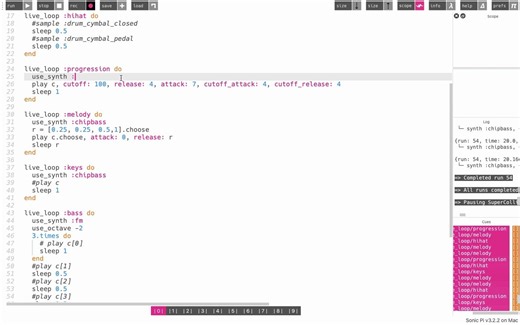 Sonic Pi Live Coding 0708