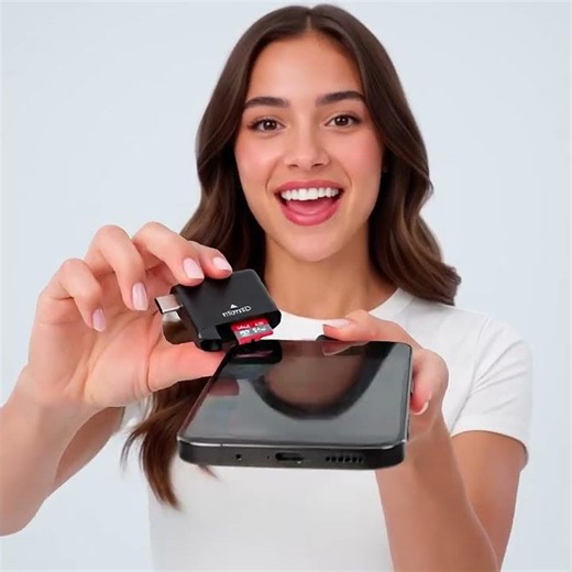 Mini USB-C TF Card Reader for iPhone & Android — Instant Storage Boost