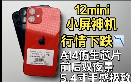 [12mini]1K档位性价比神机 a14仿生芯片 5.4寸手感无敌 性价比非常不错