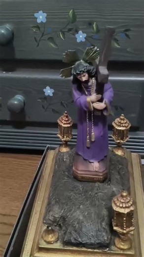 procesion en mi casa del cristo del gran poder