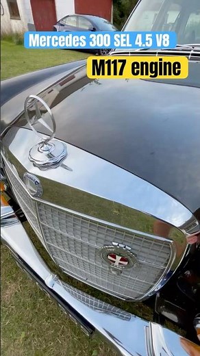 Mercedes 300 SEL 4.5 V8 W109 - M117 engine sound