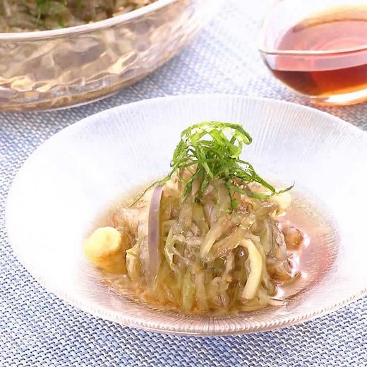ツルっとしたのどごし！ なすのそうめん風のレシピ動画・作り方 | デリッシュキッチン