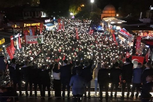 CHP'den Eyüpsultan’da 'Özgür Filistin' mitingi düzenledi - Evrensel