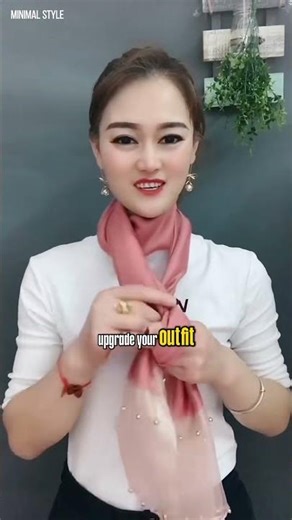 Scarf Styling Secret 🧣 | Trendy Look in Seconds #Shorts #ootdguide #scarf