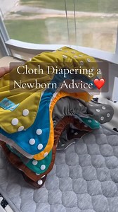 These teeny diapers are so cute! I'm sad they only wear this size for like 2mo max, but l maintain they're 100% worth the investment idc idc! | My cloth diapering advice is to invest in the CHEAP newborn sized diapers. We buy one sized diapers that they technically could wear from birth, HOWEVER part of the fun of the newborn phase is clothes that fit perfectly. They will require diapers that fit perfectly as well and OS diapers are typically bulky on newborns. | So we WANT the nb diapers, but b