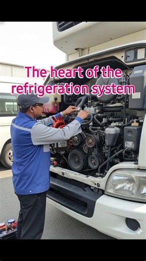 The compressor is the heart of the refrigeration system #TopFans #hvactutorial #technician | Hermijenes Pascua Cabang